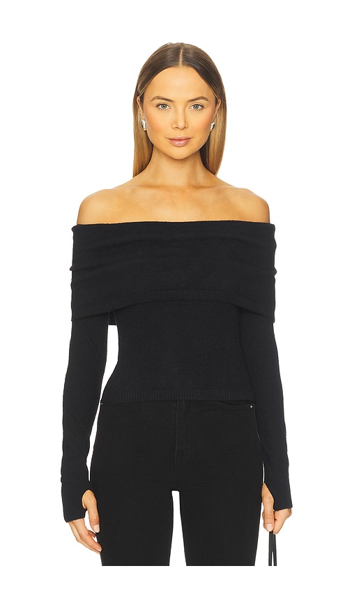 Seven Wonders Barly Off Shoulder Top In Black