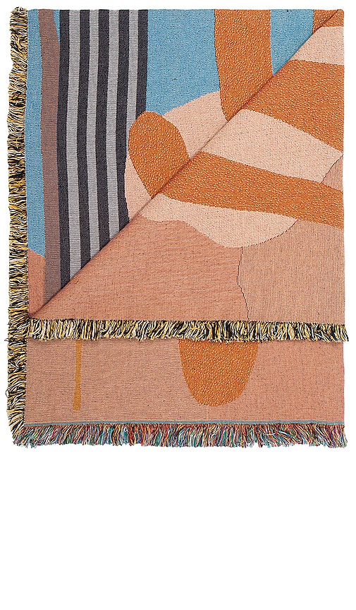  Slowdown Studio Hazlewood Throw In Burnt Orange. 