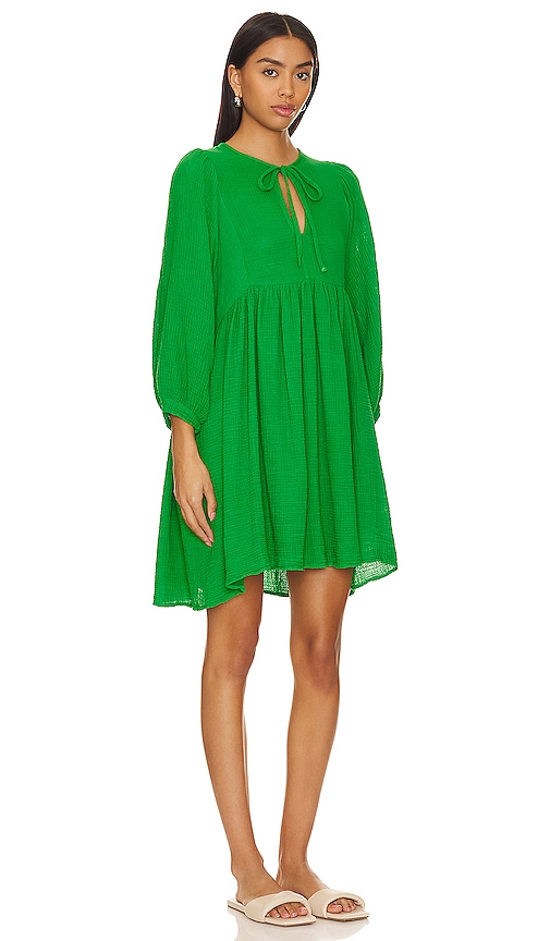 Shop Sundry Midi Dress In Herb Green