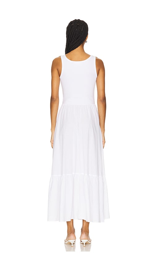  Sundry Midi-kleid Mixed Media In White. Größe S. Also In Xs. 