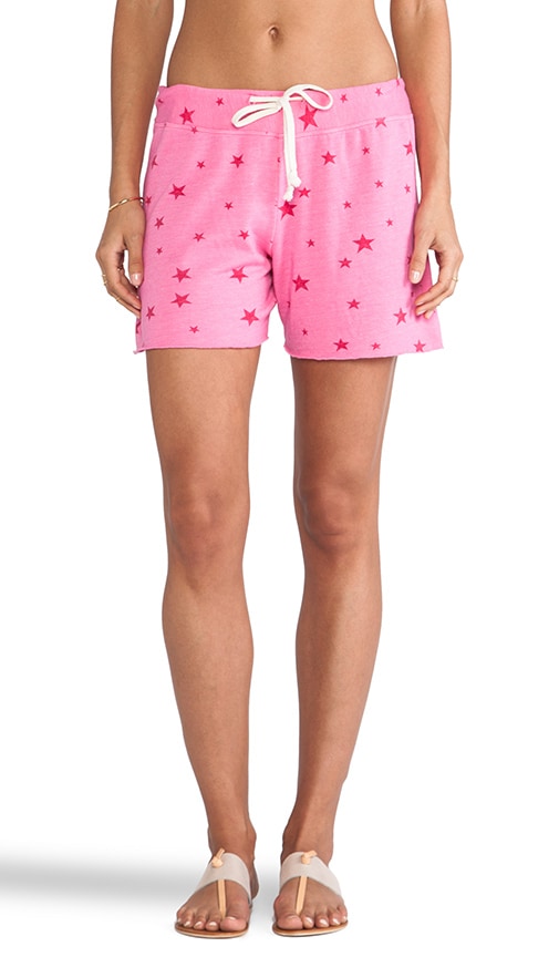 Star Pattern Sweat Shorts