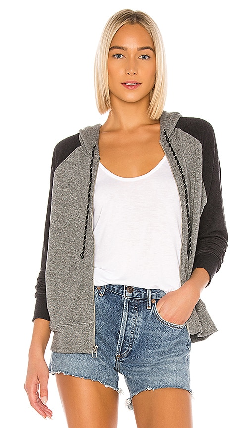 Raglan Zip Hoodie