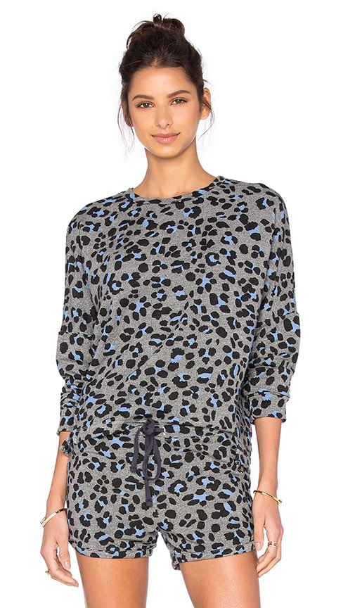 sundry leopard sweatshirt