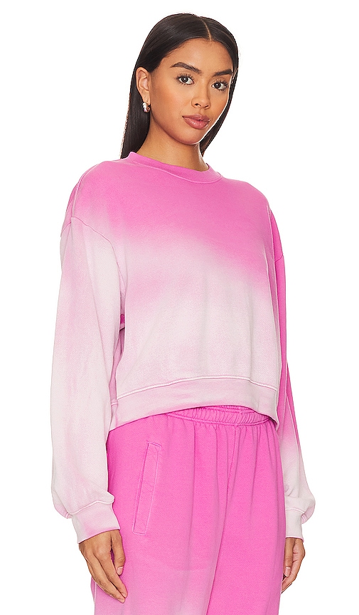 Shop Sundry Cropped Sweatshirt In Pink