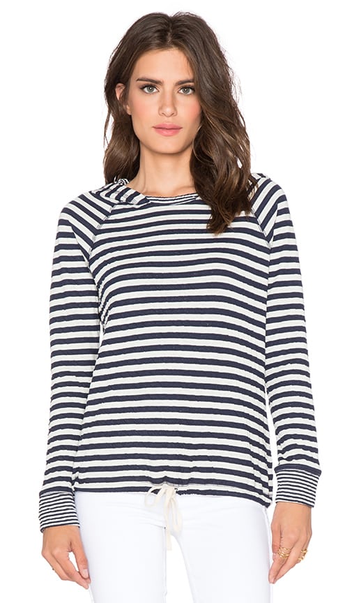 Stripe Tie Hoodie