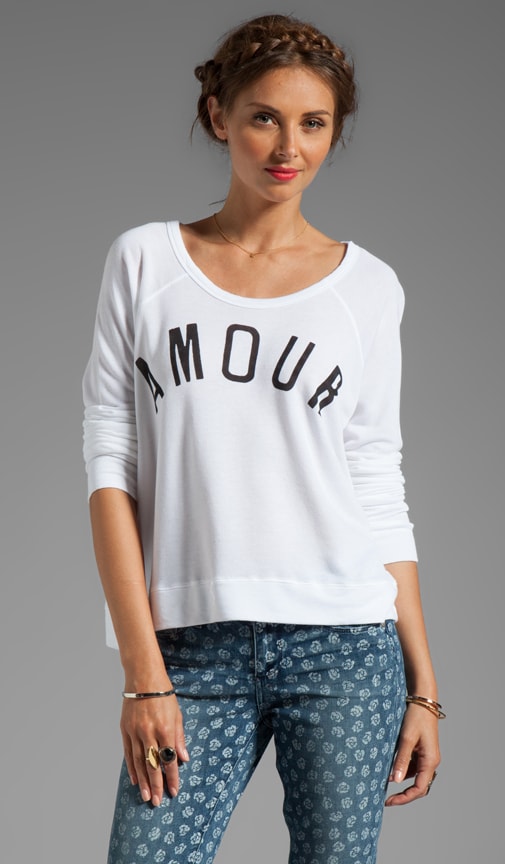 L'Amour Cropped Pullover