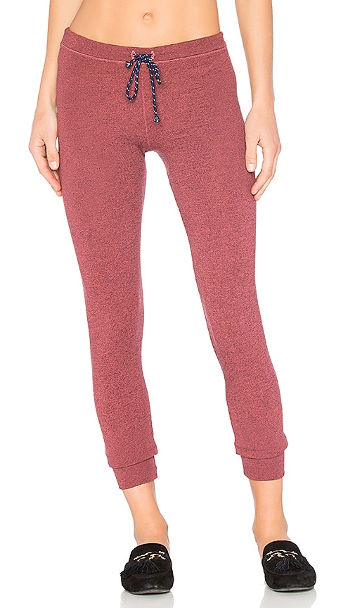 SUNDRY Skinny Sweatpants in Heather Cherry REVOLVE