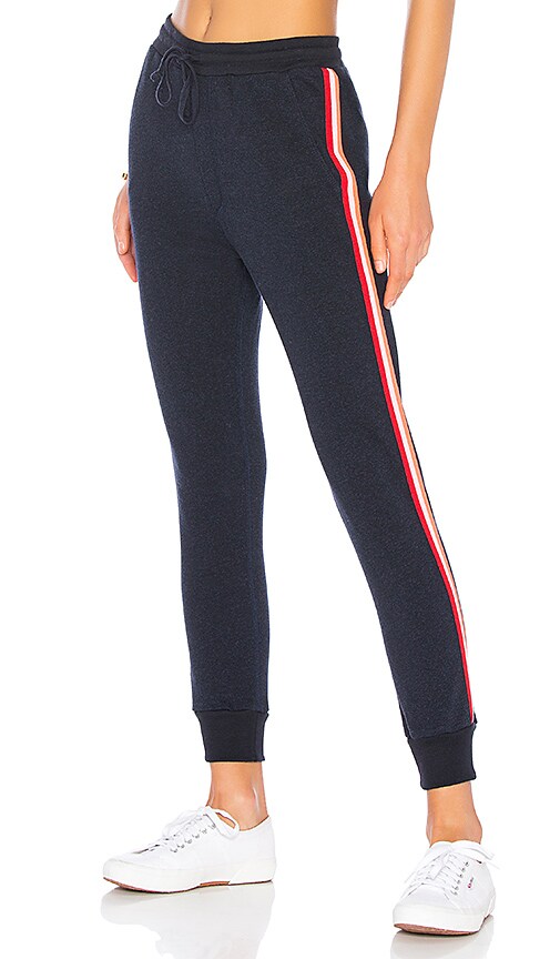 SUNDRY Slash Pocket Track Pant in Navy | REVOLVE