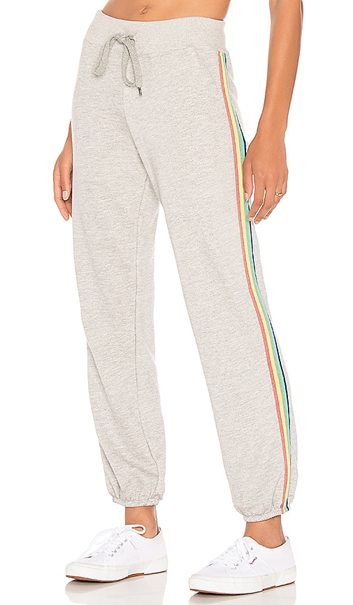 rainbow stripe sweatpants