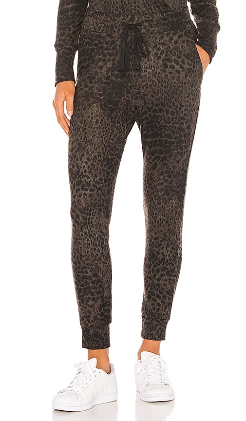 sundry leopard jogger