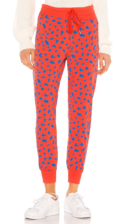 Abstract Dots Tapered Sweatpants