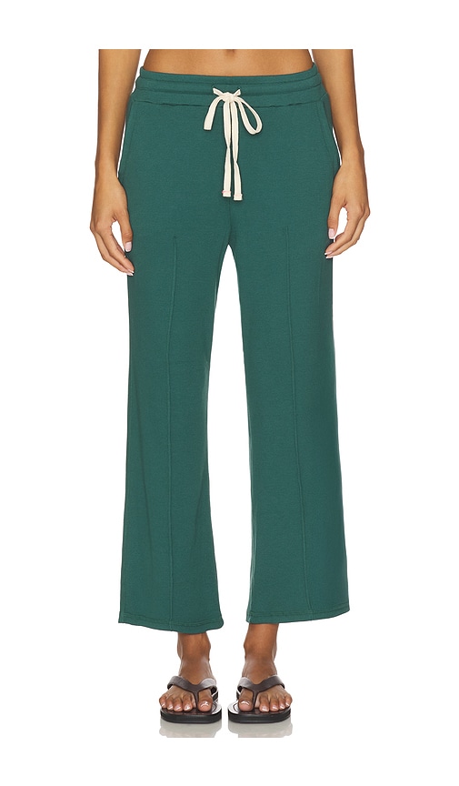 Pin Tuck Lounge Pant in Dark Green. - size L (also in S, XS) - SUNDRY - Modalova