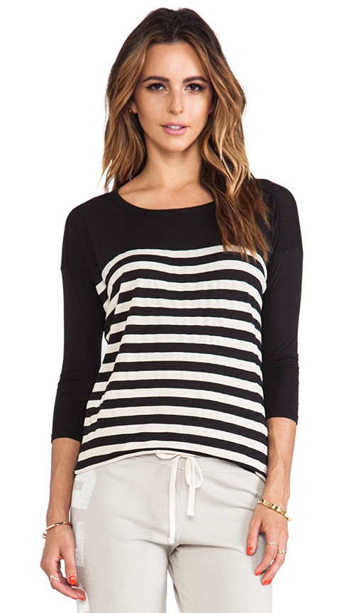 Stripes 3/4 Sleeve Tunic