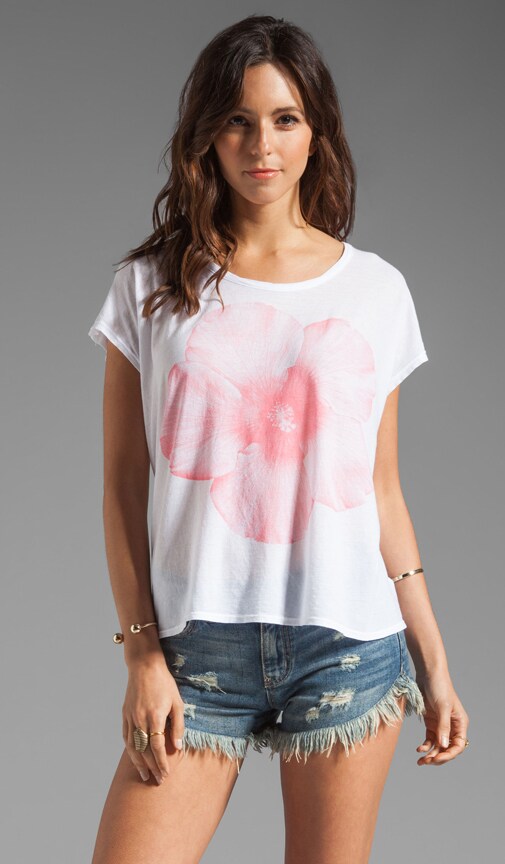Hibiscus Square Tee