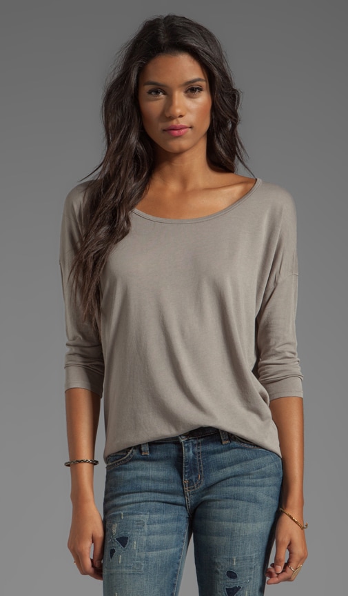 Slouchy 3/4 Sleeve Tee