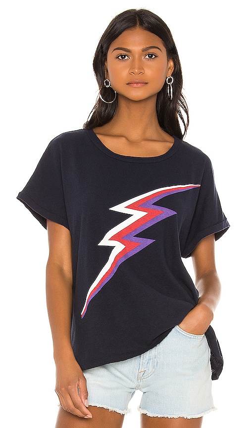 Lightning Square Tee
