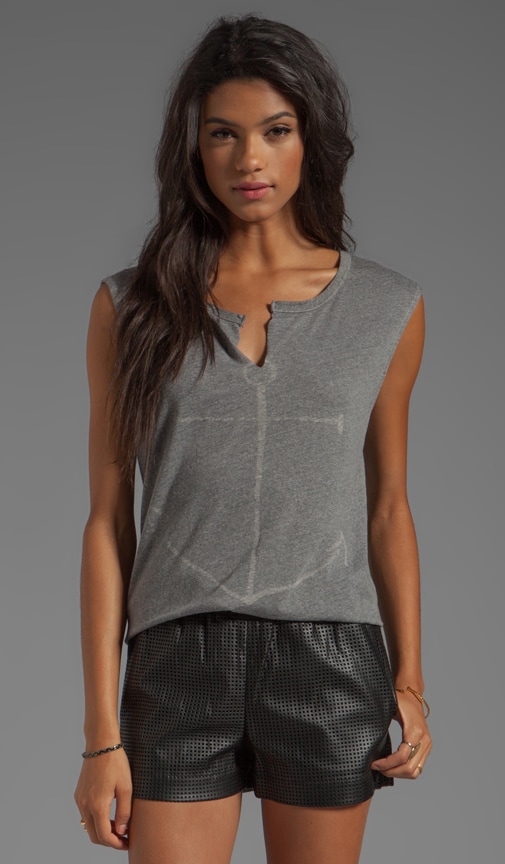 Anchor Sleeveless Tunisian Tank