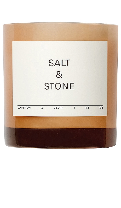 Salt & Stone Saffron & Cedar Candle