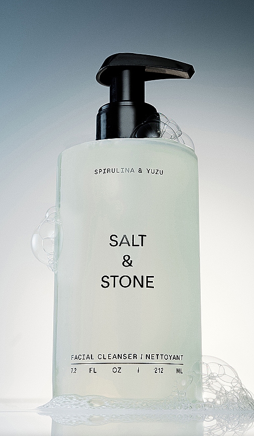 Shop Salt & Stone Spirulina & Yuzu Facial Cleanser In N,a