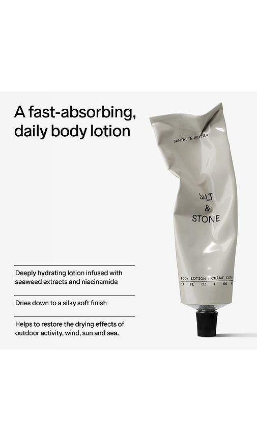 Shop Salt & Stone Santal & Vetiver Body Lotion 100ml In Beauty: Na