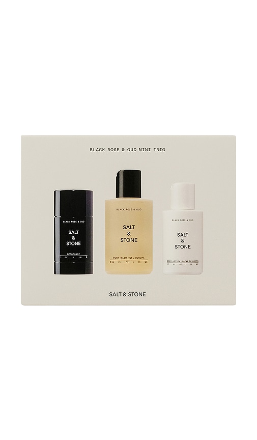 SALT & STONE Black Rose & Oud Mini Trio