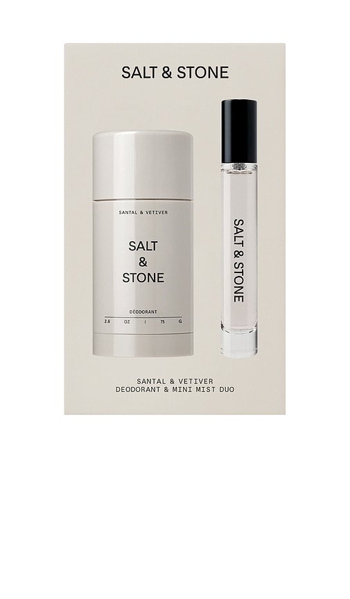 Salt & Stone Santal & Vetiver Deodorant + Mini Mist Duo