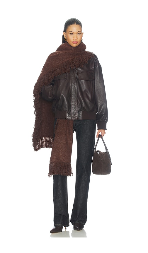 Winnie Fringe Knit Scarf