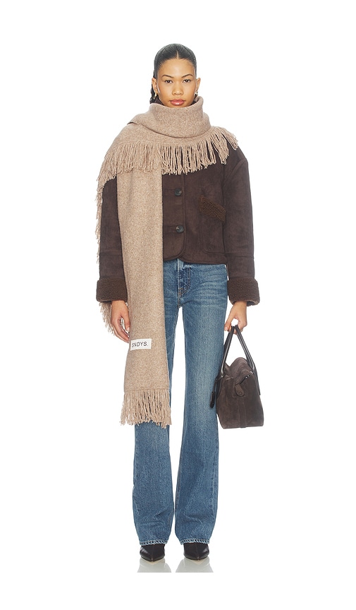 Winnie Fringe Knit Scarf