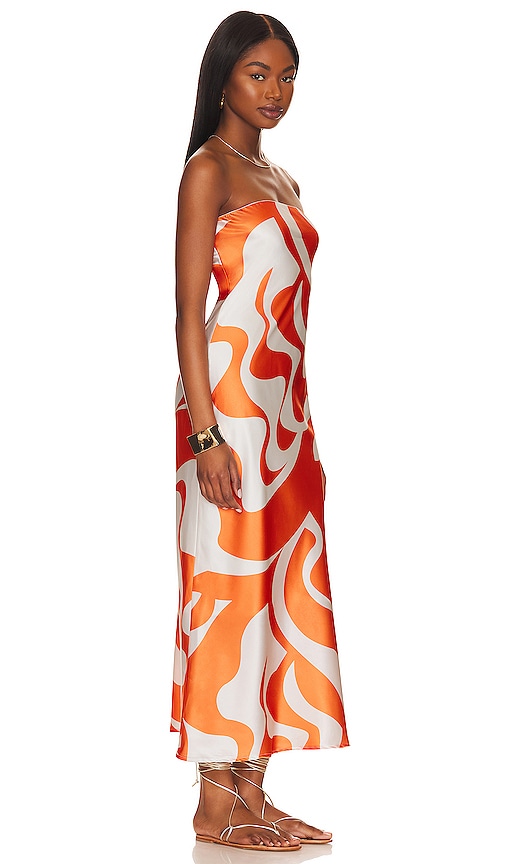 Shop Sndys Angel Dress In Orange