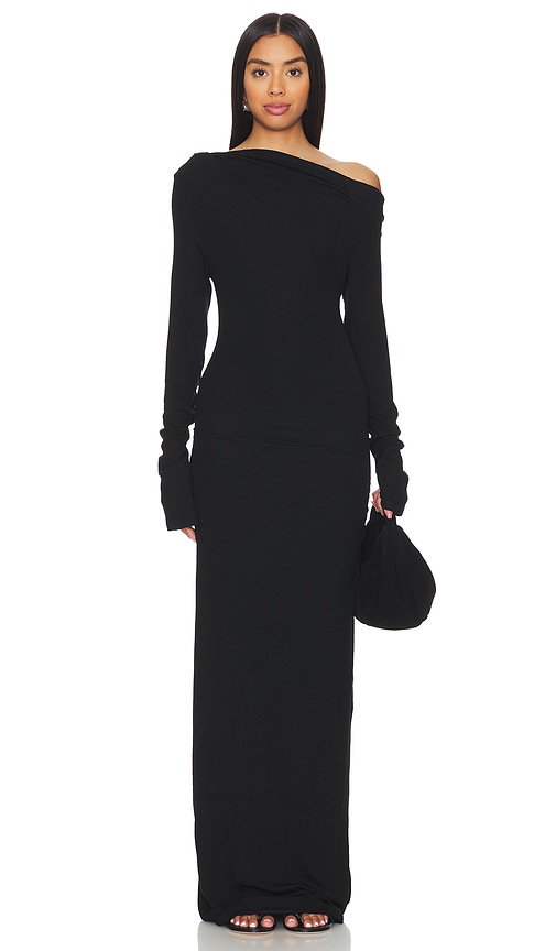 SNDYS Reyna Maxi Dress in Black
