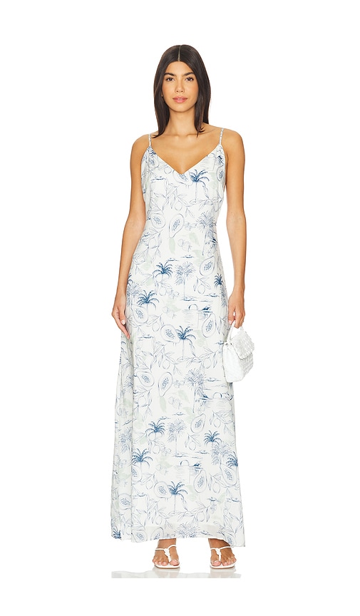 Shop Sndys Pomelo Maxi Dress In Escapism