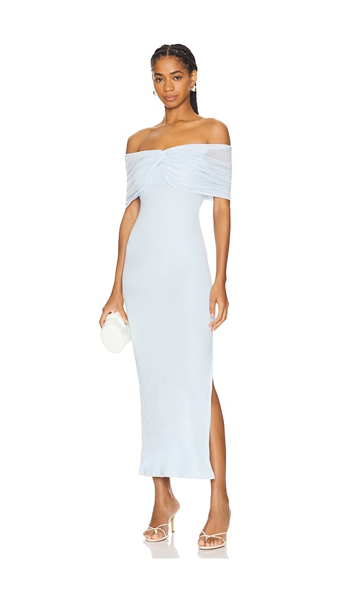 Shop Sndys Madrid Maxi Dress In Baby Blue