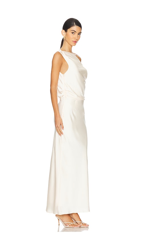 Shop Sndys Calissa Maxi Dress In Champagne