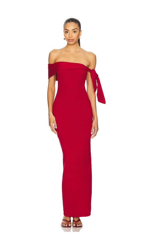 X REVOLVE Jaymes Maxi Dress in Cranberry in . - size L (also in M, S, XL, XS, XXL, XXS) - SNDYS - Modalova