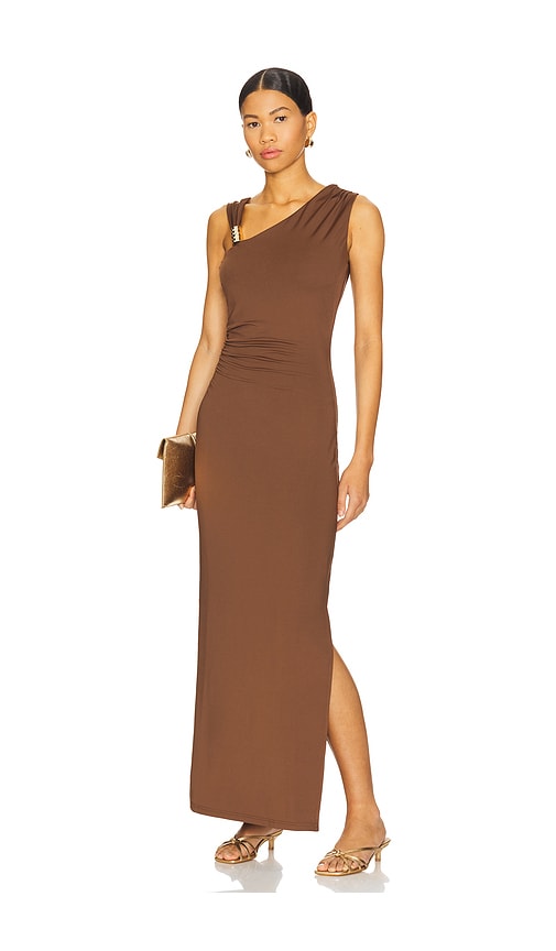 x REVOLVE Baylee Maxi Dress in Brown. - size XXS (also in L, M, S, XL, XS)