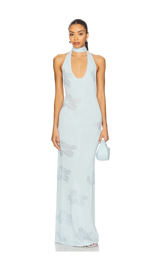 x REVOLVE Tahiti Maxi Dress in Blue. - size M (also in L)