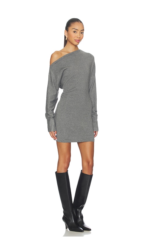 Sndys Lowe Mini Dress In Gray