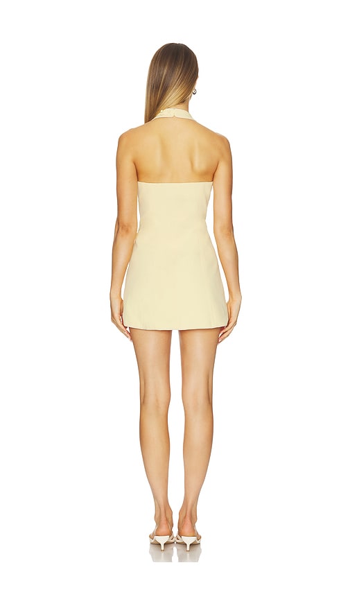  Sndys Kleid Lyns Halterneck In Yellow. Größe L. Also In Xl, Xxl. 