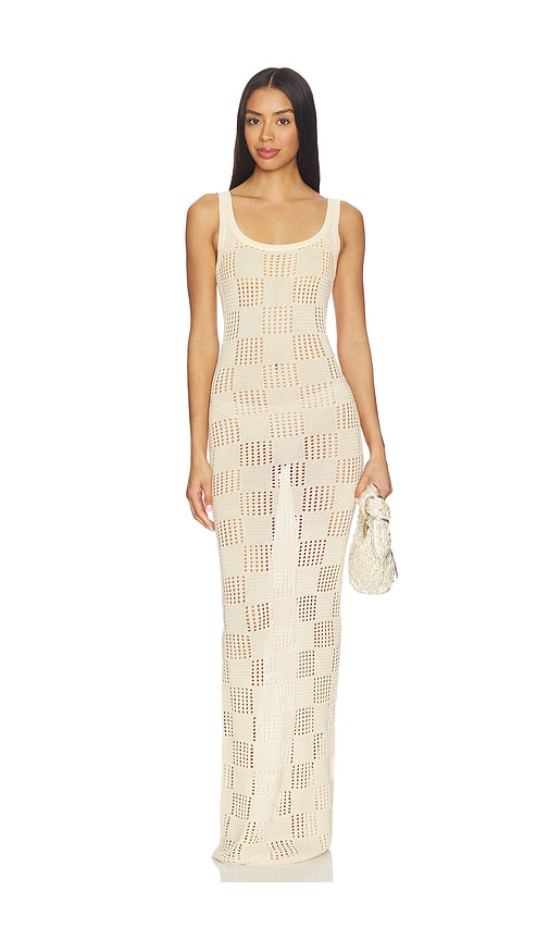 SNDYS Breanna Crochet Shimmer Maxi Dress | Thumbnail 3 SNDYS Breanna Crochet Shimmer Maxi Dress | Thumbnail 3