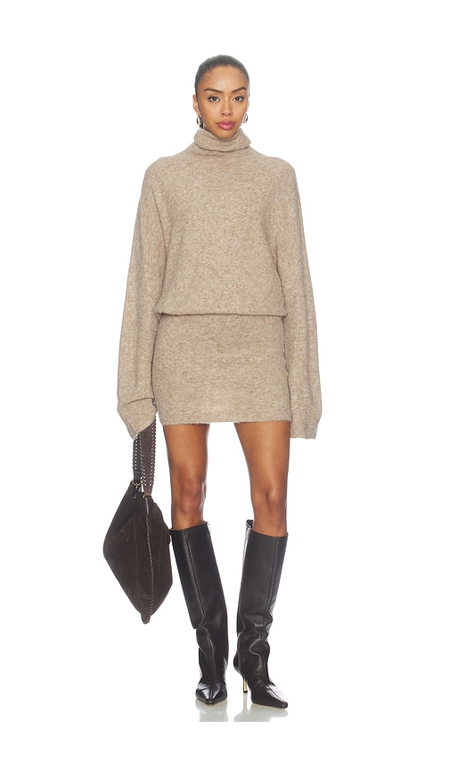 Marlowe Mini Dress by SNDYS in Oat Marle