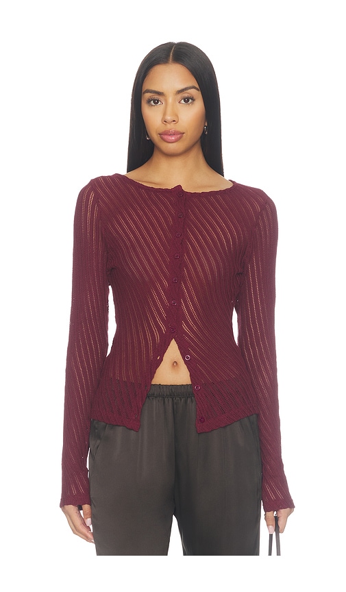 Norah Cardigan by SNDYS in Cherry