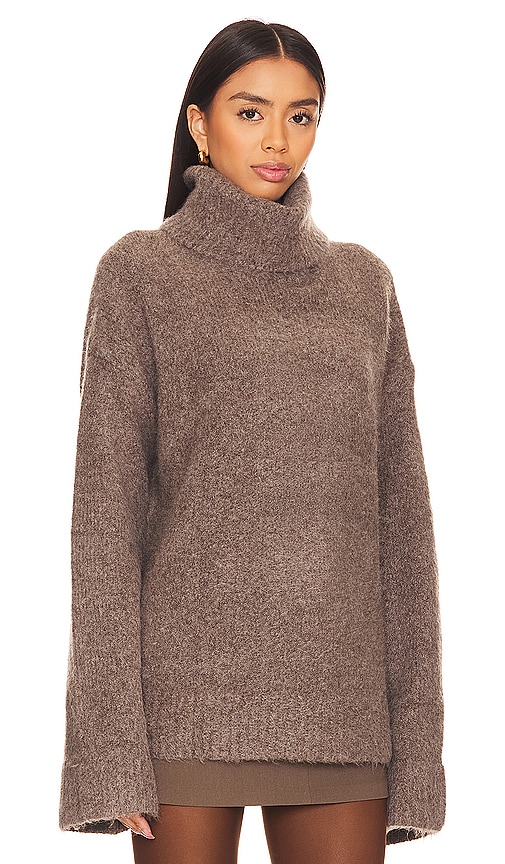 Shop Sndys Cecilia Jumper In Taupe