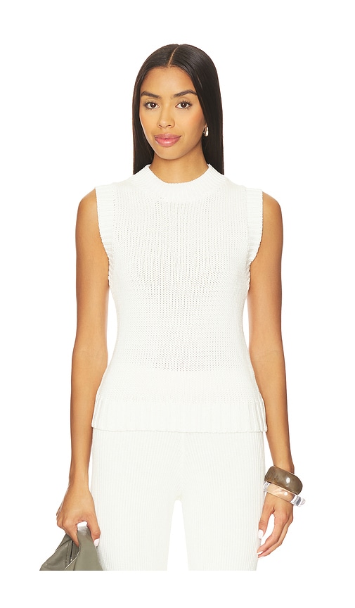 Sndys Kali Knit Vest In White