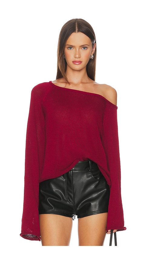 Sndys Cali Jumper In Burgundy