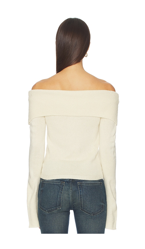  Sndys Strick Off Shoulder In White. Größe S. Also In Xs, M, L, Xl. 