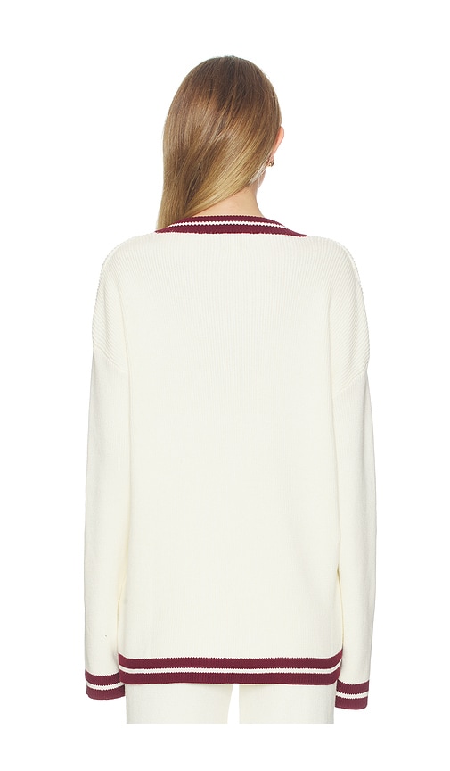  Sndys Jumper Colton Varsity Knit In Cream. Größe Xs. Also In S, M, L, Xl. 
