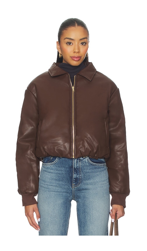 Sndys Thorne Bomber Jacket In Brown