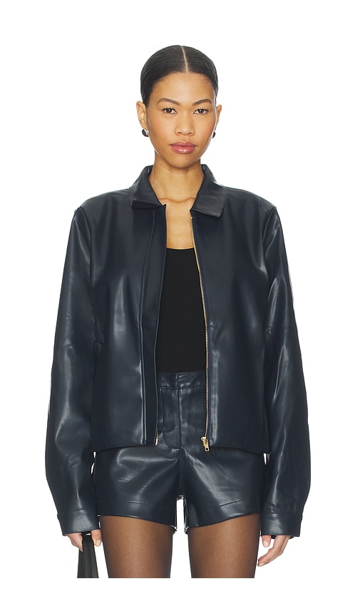 SNDYS Faux Benny Faux Leather Jacket