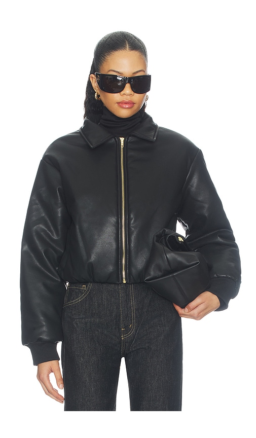 x REVOLVE Thorne Bomber Jacket by SNDYS in Black