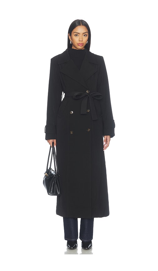 x REVOLVE Myka Trench Coat by SNDYS in Black